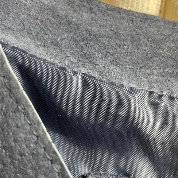 Dialogue Navy Suede Cape / Lined New With Tags QVC - Picture 7 of 9